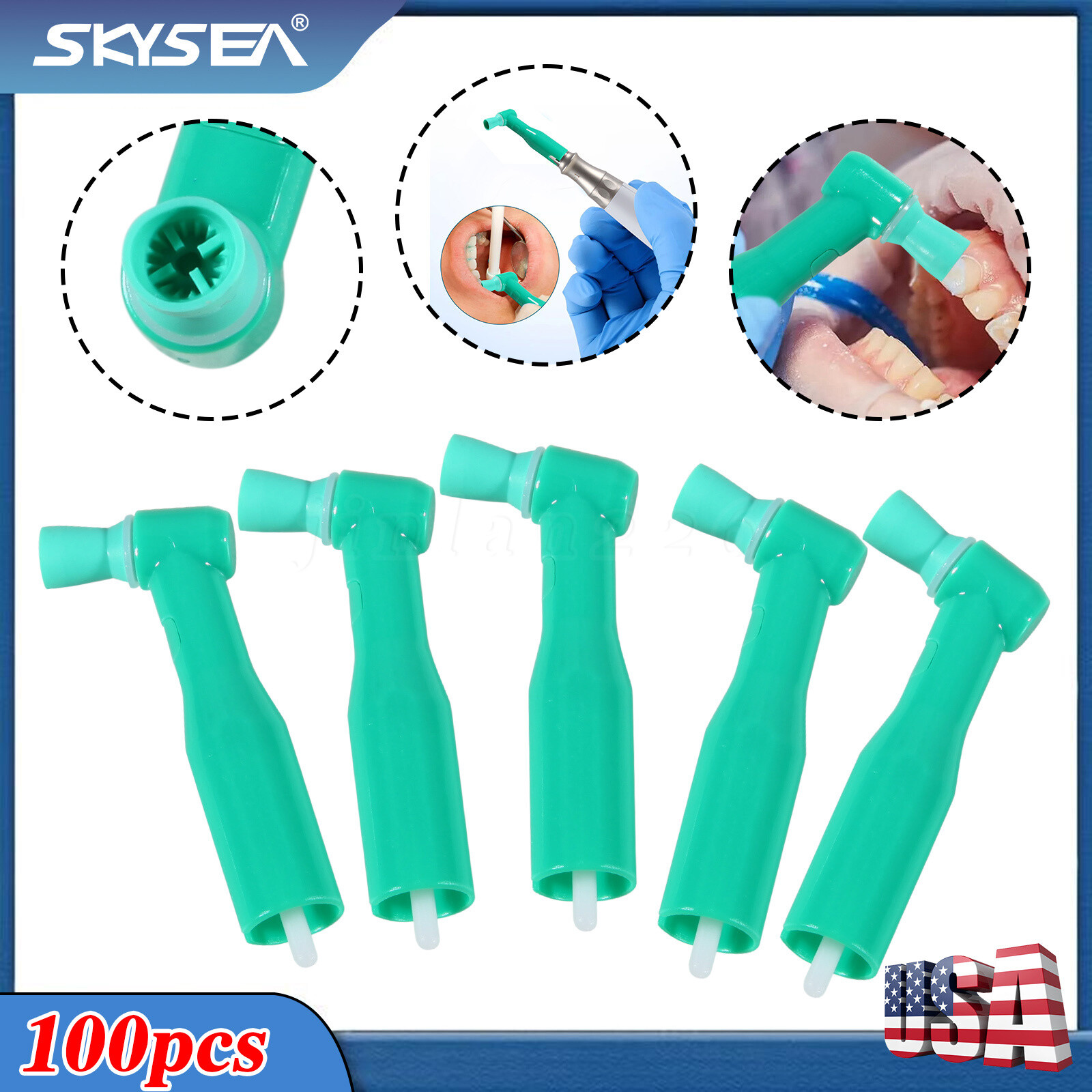 Dental Wireless Implant Electric Torque Wrench Handpiece Tool Driver 360° Rotate