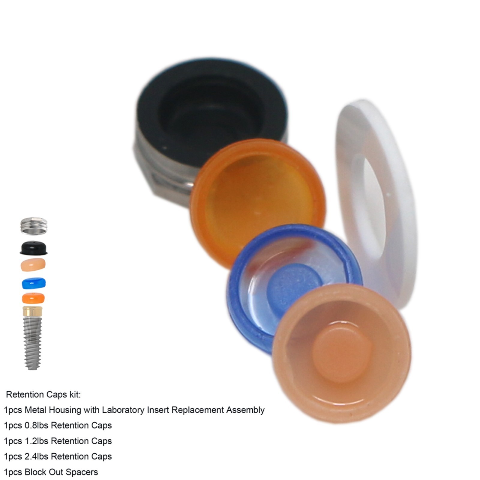 Nobel Biocare CC Hex Locator/Healing Cap Abutment Analog Impression Coping NP/RP