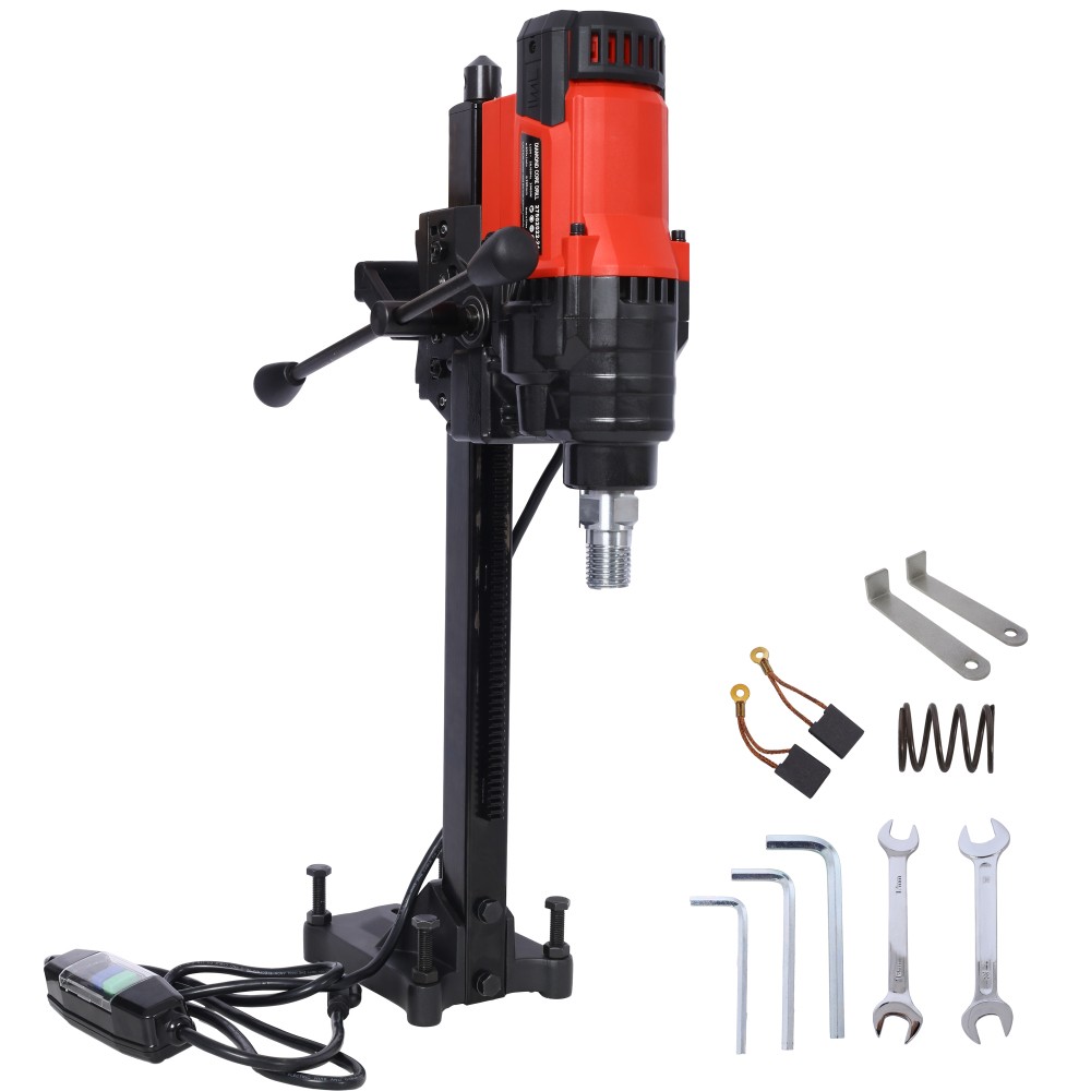 Diamond Core Drilling Machine, Wet & Dry Concrete Core Drill, 700RPM