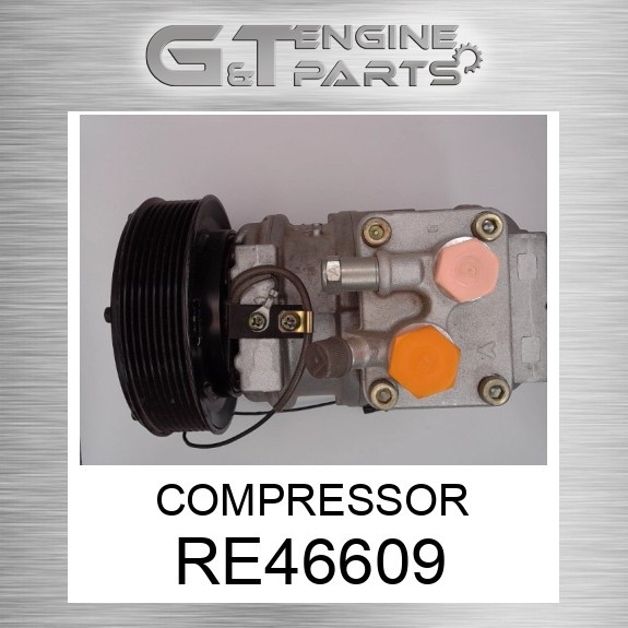 RE46609 COMPRESSOR fits JOHN DEERE (Surplus Open Box)