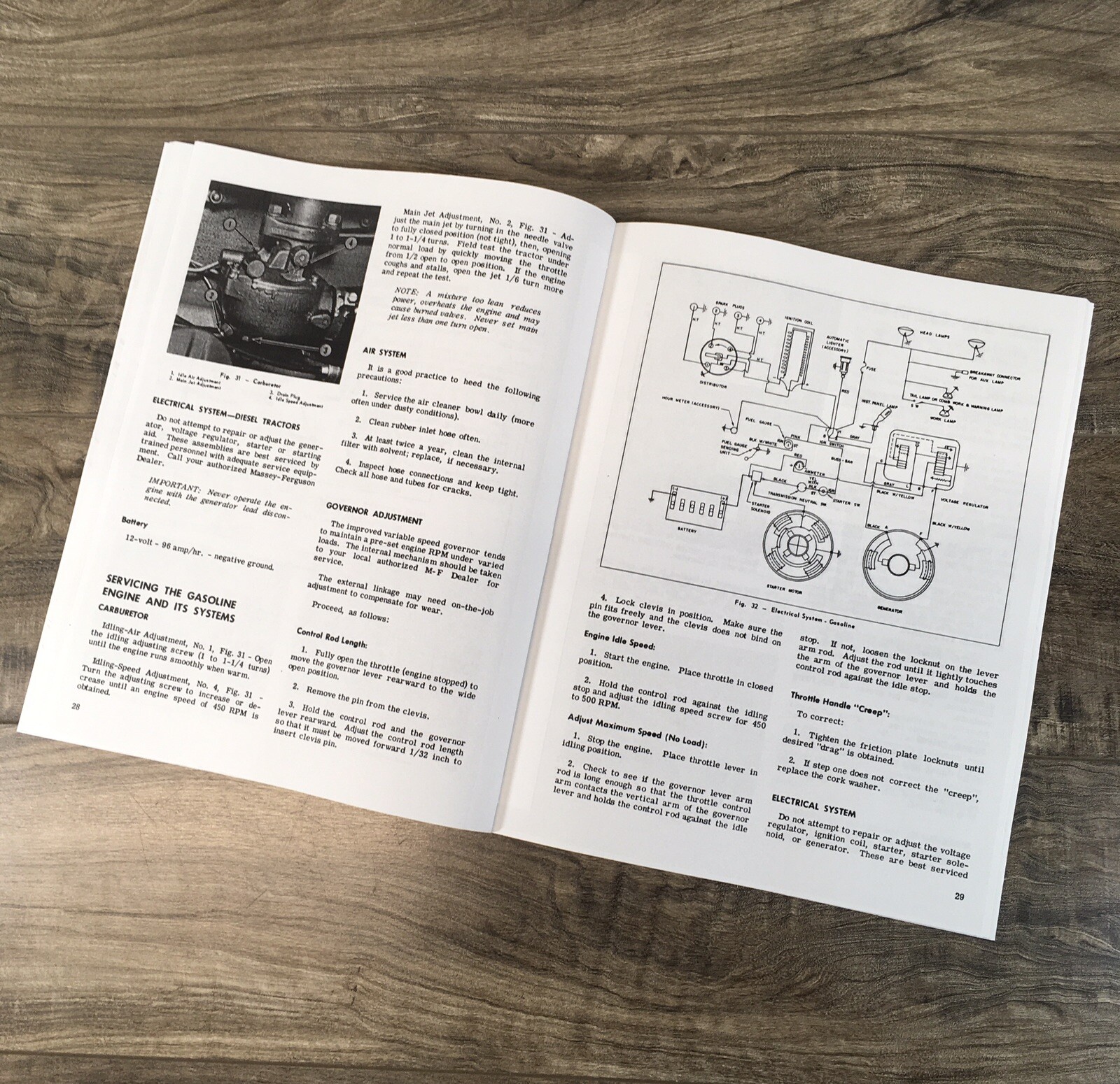 Massey Ferguson Mf-65 Tractor Owners Operators Manual Gas Diesel Printed Book