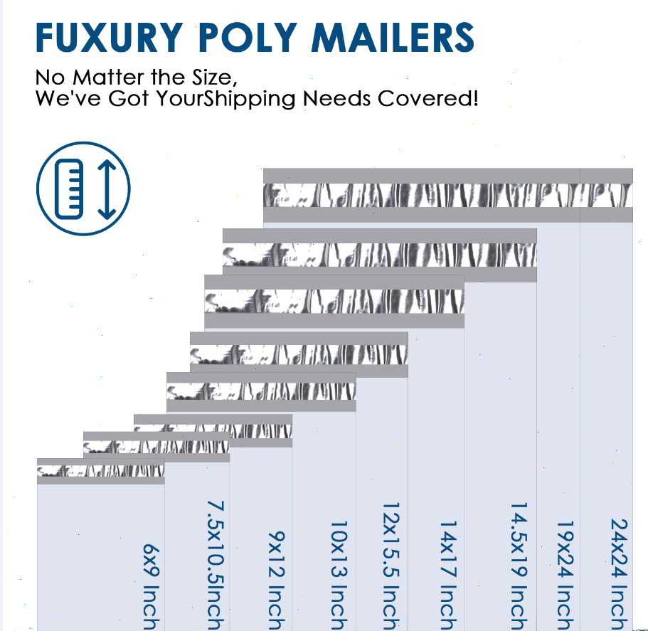 6×9 9×12 10×13 12×15.5 14.5×19 19×24 24×24 Poly Mailers Self Seal Shipping Bags