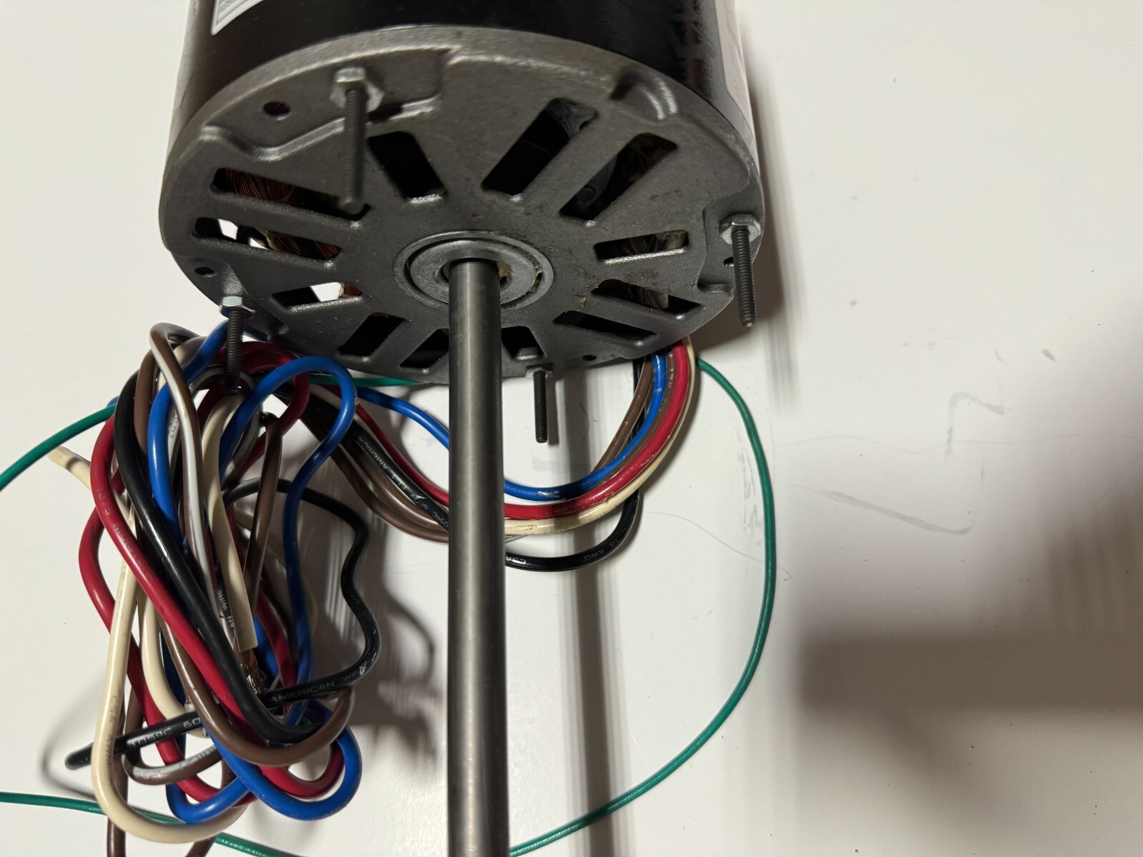 AO Smith SA1016 F48M78A01 1/6 HP 1075 RPM .96 AMP 208V-230V 3 Spd Electric Motor