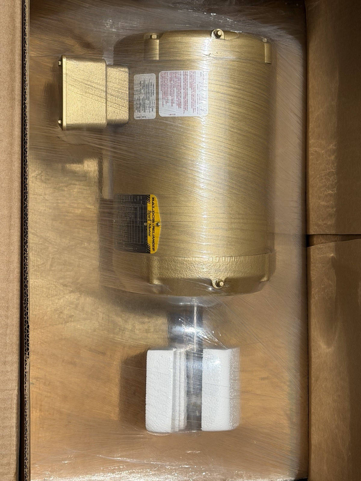 Baldor Super-E Motors 5HP 3 Phase 3490 2860 RPM