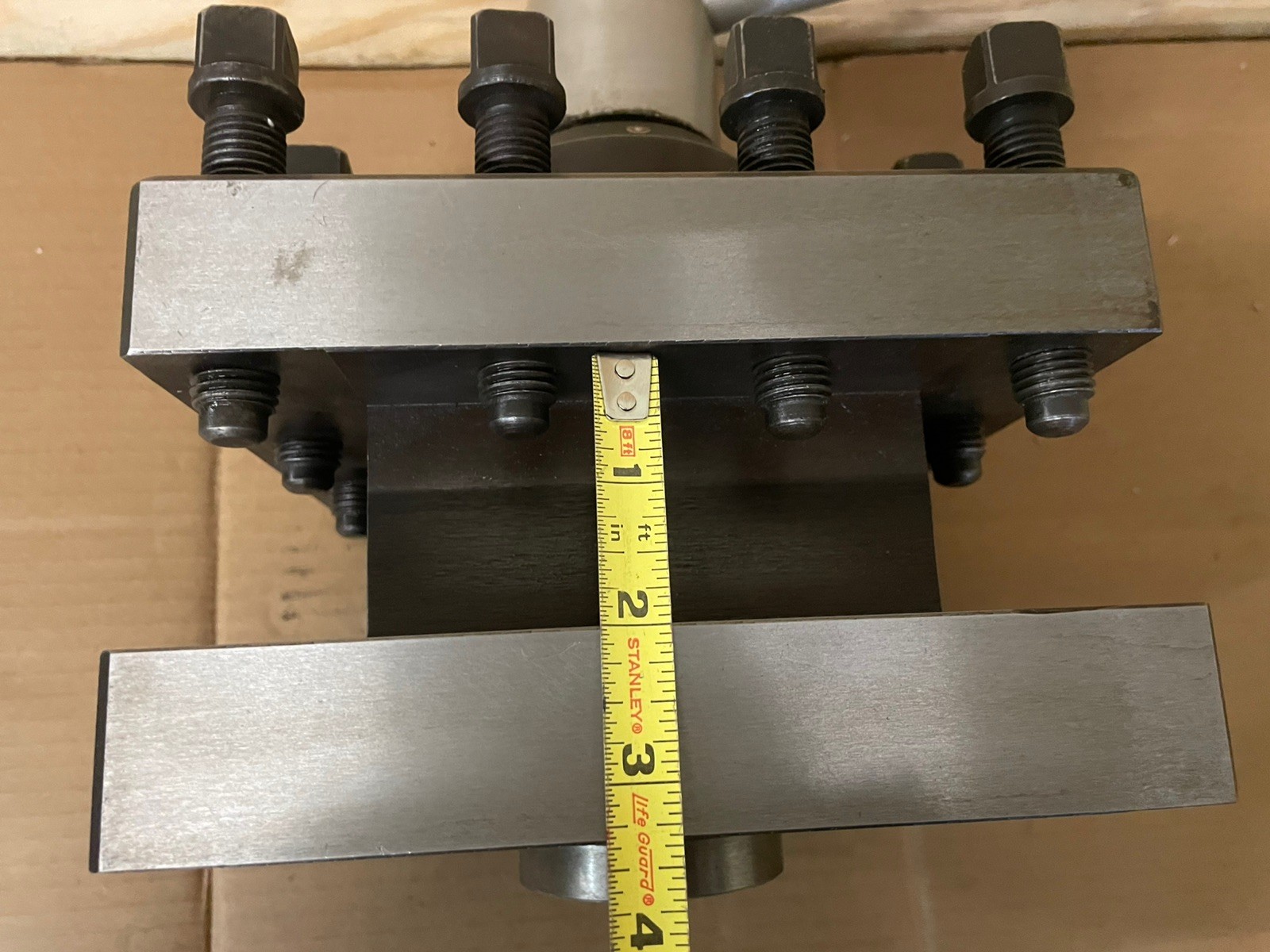 4 WAY TOOL POST 7-1/2″ x 7-1/2″ – For LARGE LATHE –