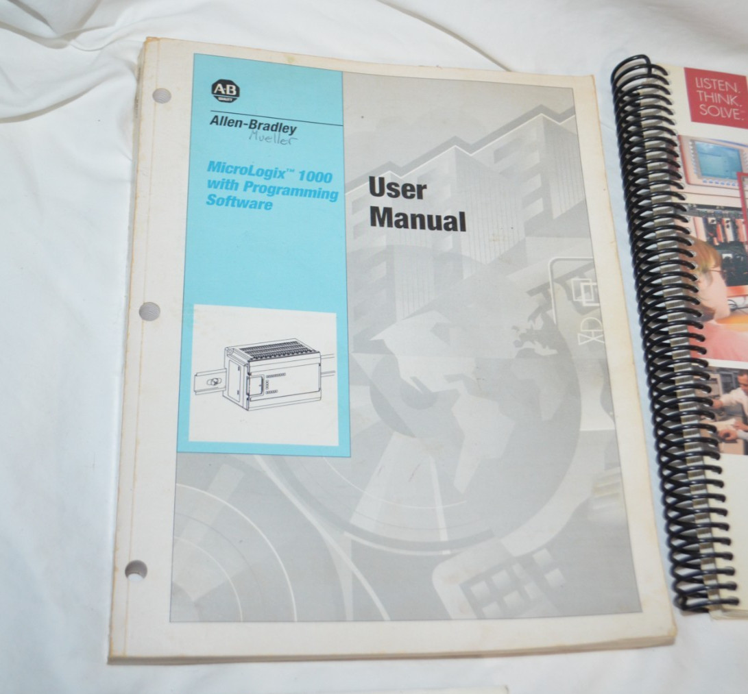 Allen Bradley Rockwell Automation Book Lot RSLogix 500 SLC 500 MicroLogix 1000