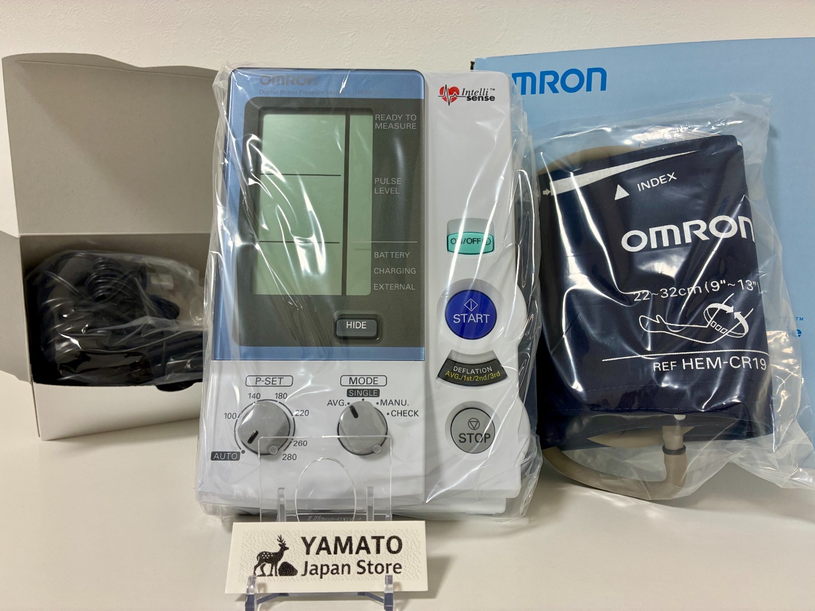 Omron Upper Arm Blood Pressure Monitor HEM-907 Digital Display New From Japan