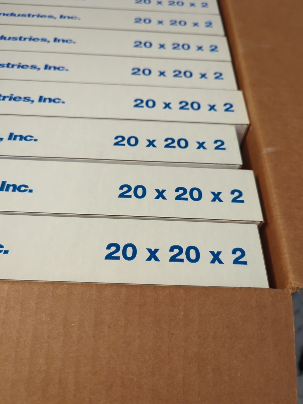 Air Handler Columbus Industries 20x20x2″ P2S10-2020 Pleated (Pack of 12), New.