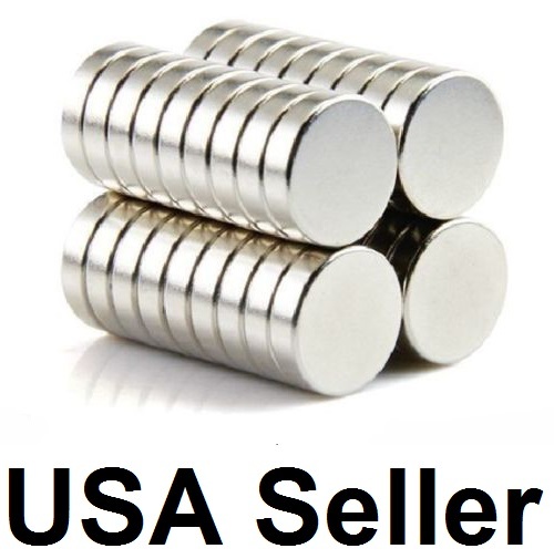 lot 100 50 12mm X 3mm Neodymium Disc Strong Rare Earth N35 Small Fridge Magnets
