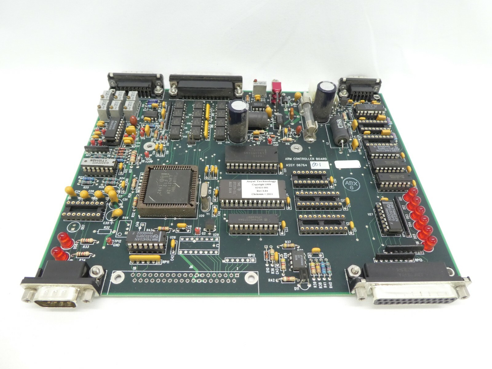 Asyst Technology 02423-001 Arm Control Board PCB 06764-001 Rev. 3.04 A-2000LL