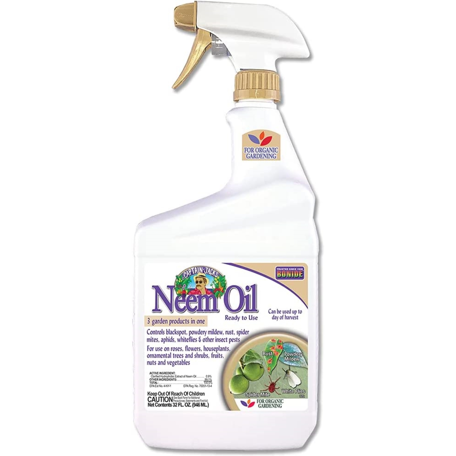 Bonide Products Neem Oil Spray, 32 Ounce, RTU