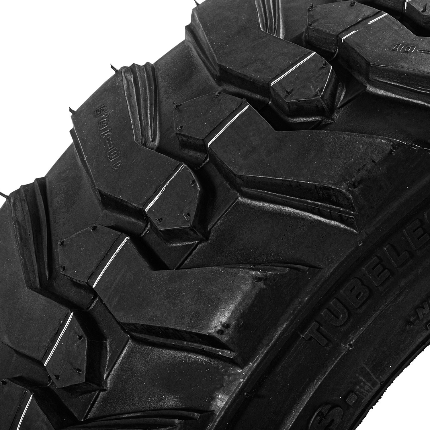 Set 4 10×16.5 Skid Steer Loader Tire 12 Ply 10-16.5 Heavy Duty for Bobcat