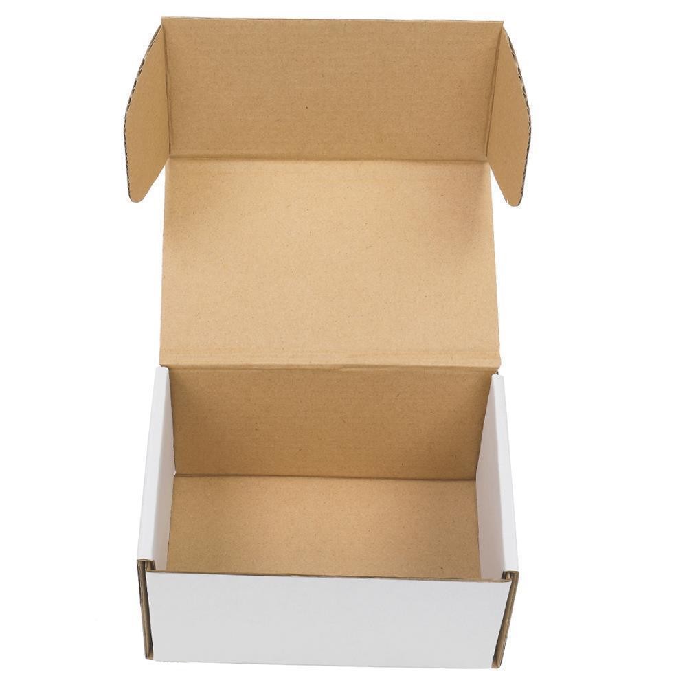WHITE CORRUGATED MAILERS 6x4x3 50 100 200 Shipping Packing Boxes Mailers