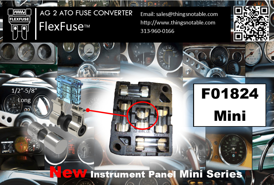 Round Glass Fuse Converter To Blade