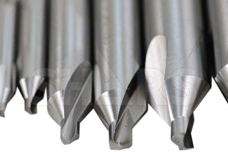Shars #1-8 60 Degree HSS Center Drill Combined Drill & Countersink 8 PCS Set !}