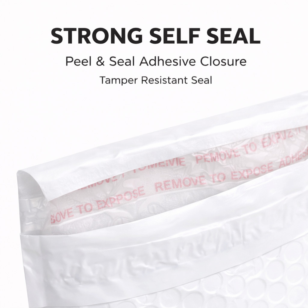200 Poly Bubble Mailers 10.5×16 Padded Shipping Envelopes Self Seal Choose Color
