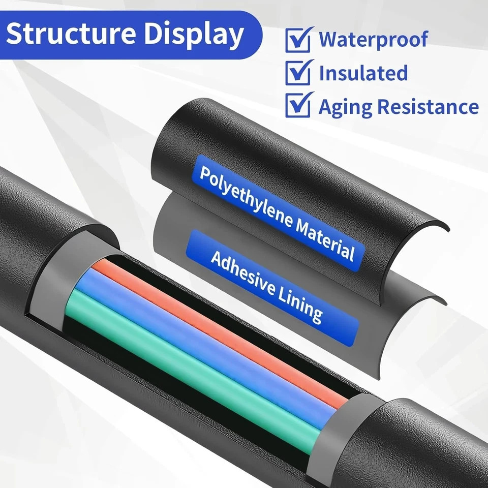 446 Pcs Heat Shrink Tubing Kit-4:1 Ratio Adhesive Lined Marine Grade Shrink