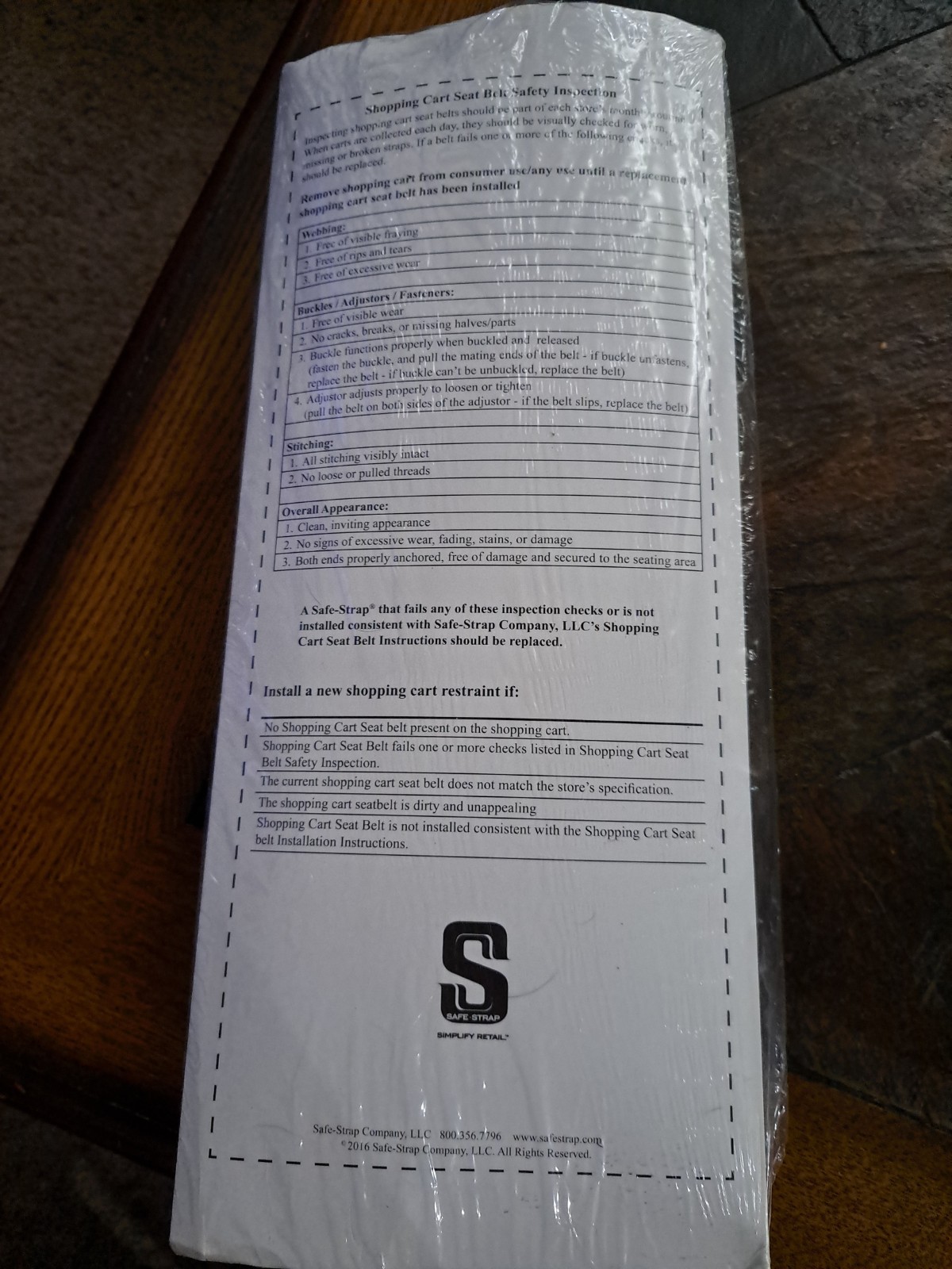 Shopping Cart Seat Strap 12 Pack.Black.10/23/2025.Safe-Strap Simplify Retail