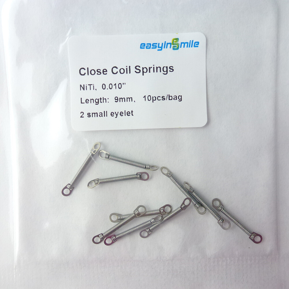 2/10Pcs Dental Orthodontic NITI Open/Closed Coil Spring 0.010/0.012 Easyinsmile