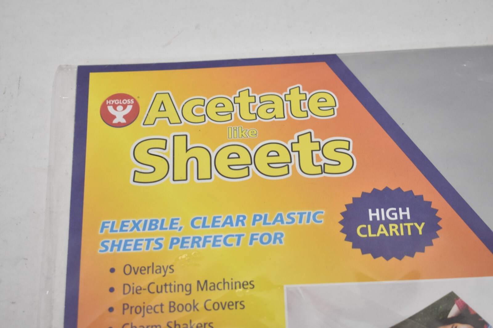 Hyglos Acetate Like Sheets 10 Sheet High Clarity Overlays 8.5″ x 11″ Pack
