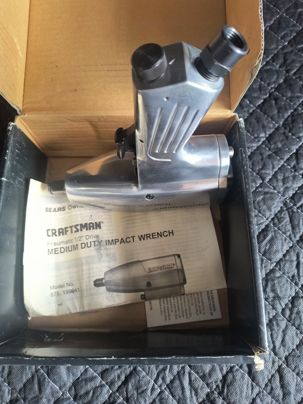 New Old Stock Craftsman 1/2 Inch Impact Wrench 9 199941 Medium Duty Reversible