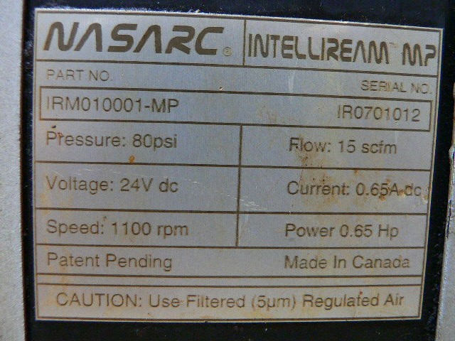 Nasarc Intelliream Irm010001-Mp Robotic Torch Gun Cleaning Station, Reamer