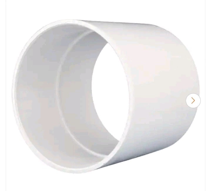 Charlotte Pipe 6 in. PVC DWV Socket Coupling
