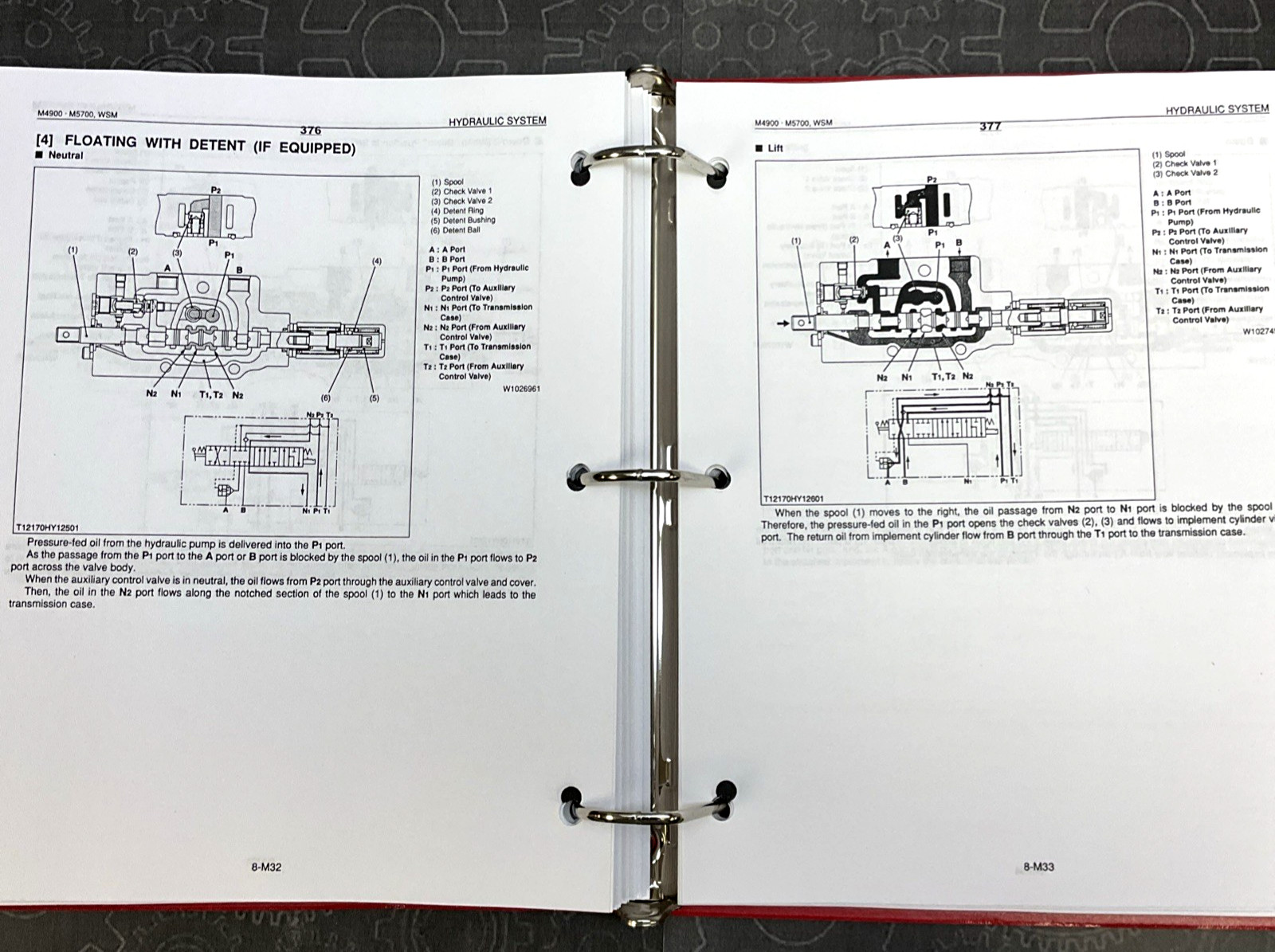 Service Manual for Kubota M4900 M5700 M5700HD Tractor Repair Shop Workshop Book