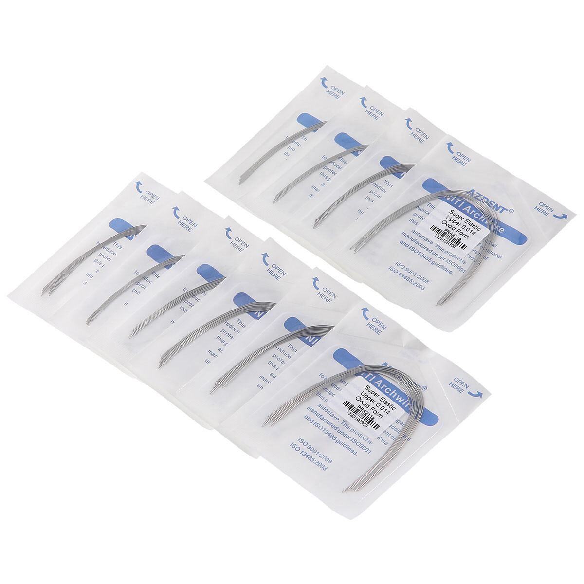 5Packs Dental Orthodontic Arch Wire Super Elastic Niti ROUND 016Lower AZDENT