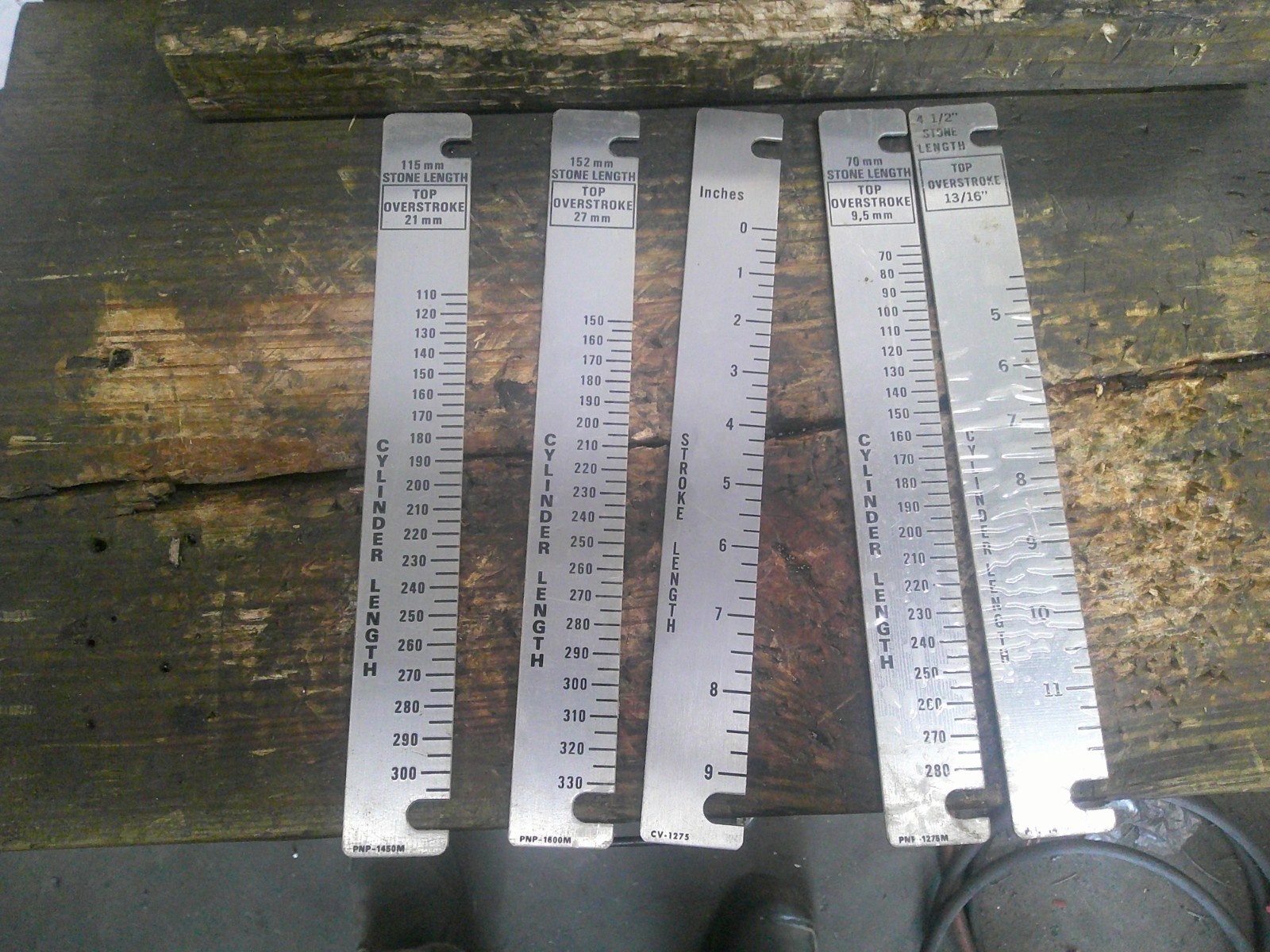 SUNNEN CV-616 CK 21 HONING MACHINE STROKE SCALES PNP CV1275