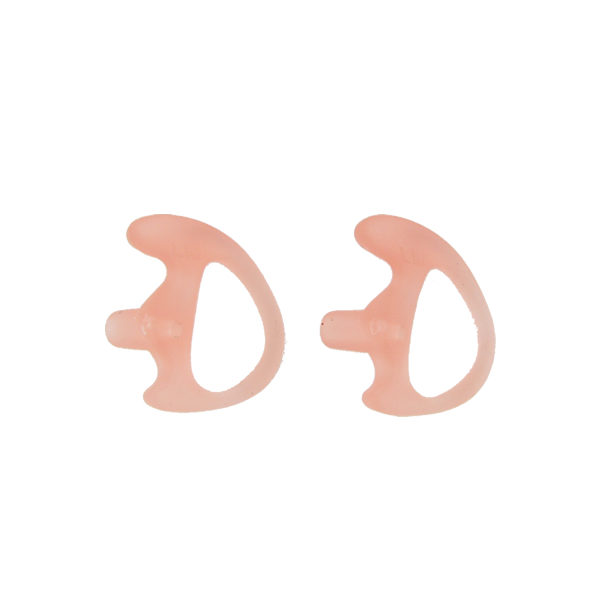 Replacement Extra Small Earmold Earbud Left Side Two-Way Radio Audio Kit 2 Pack