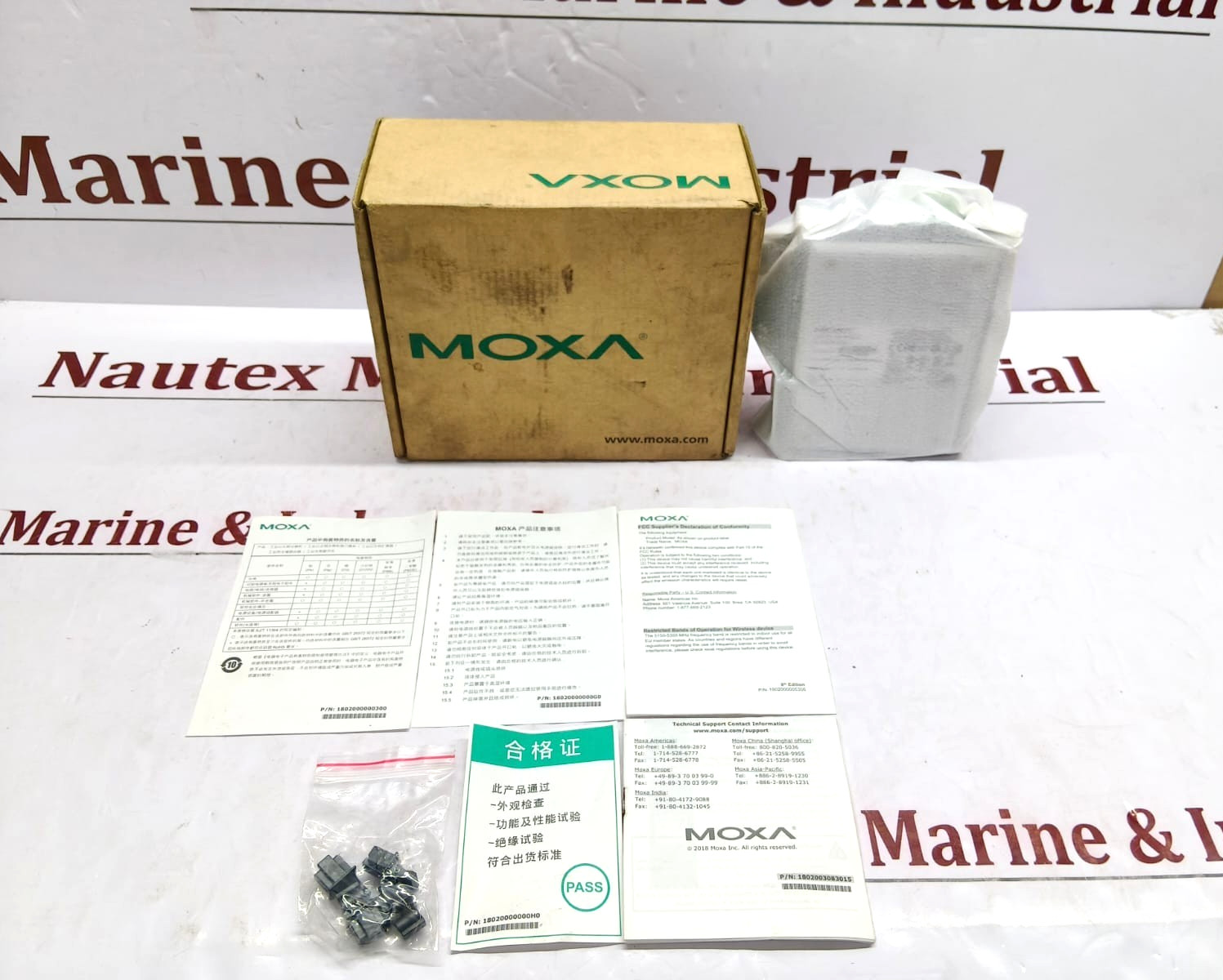 Moxa EDS-309-3M-SC 9-Port Unmanaged Industrial Ethernet Switch NEW REV 1.4.0
