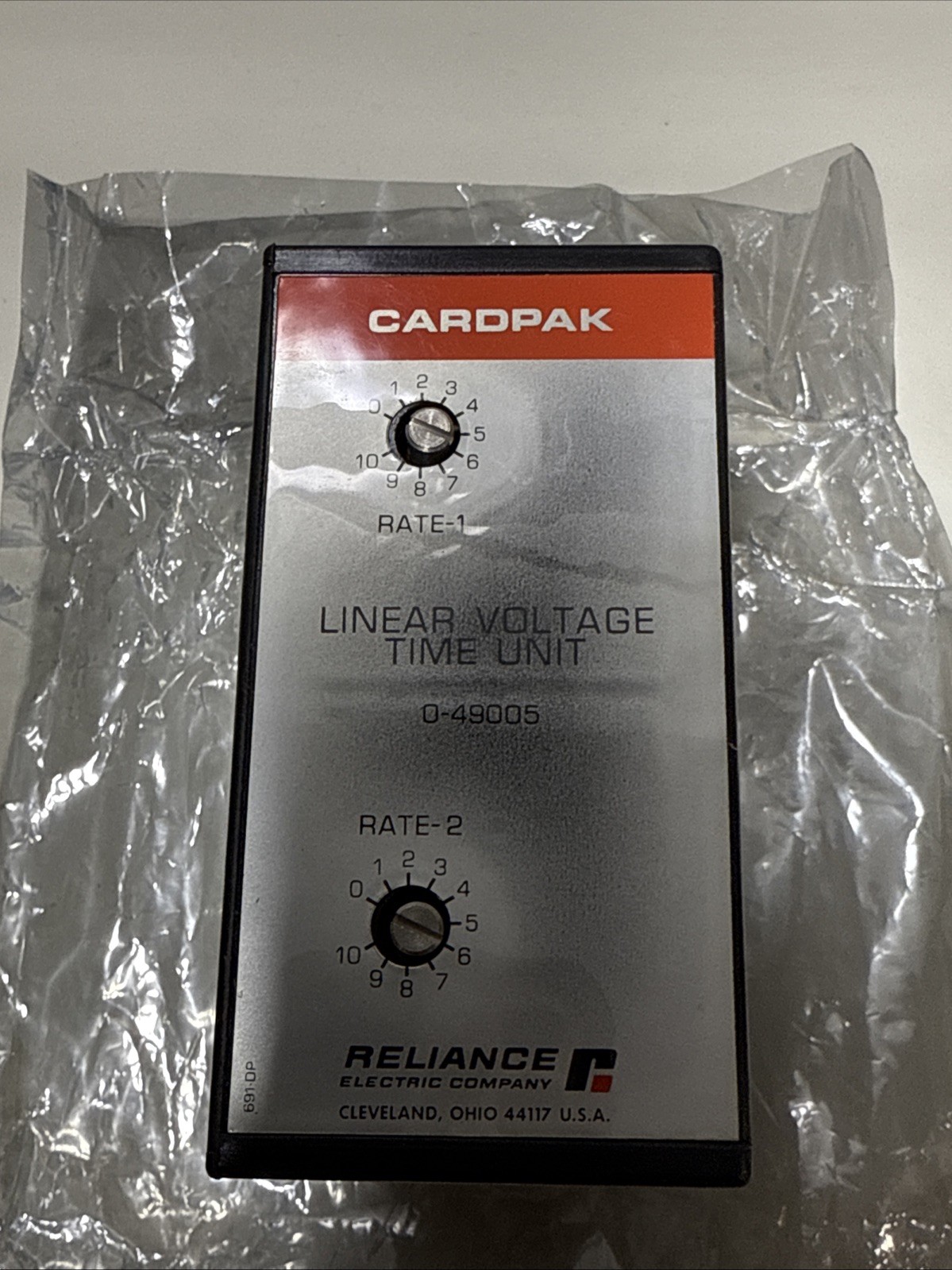 RELIANCE ELECTRIC 0-49005 CARDPAK LINEAR VOLTAGE UNIT