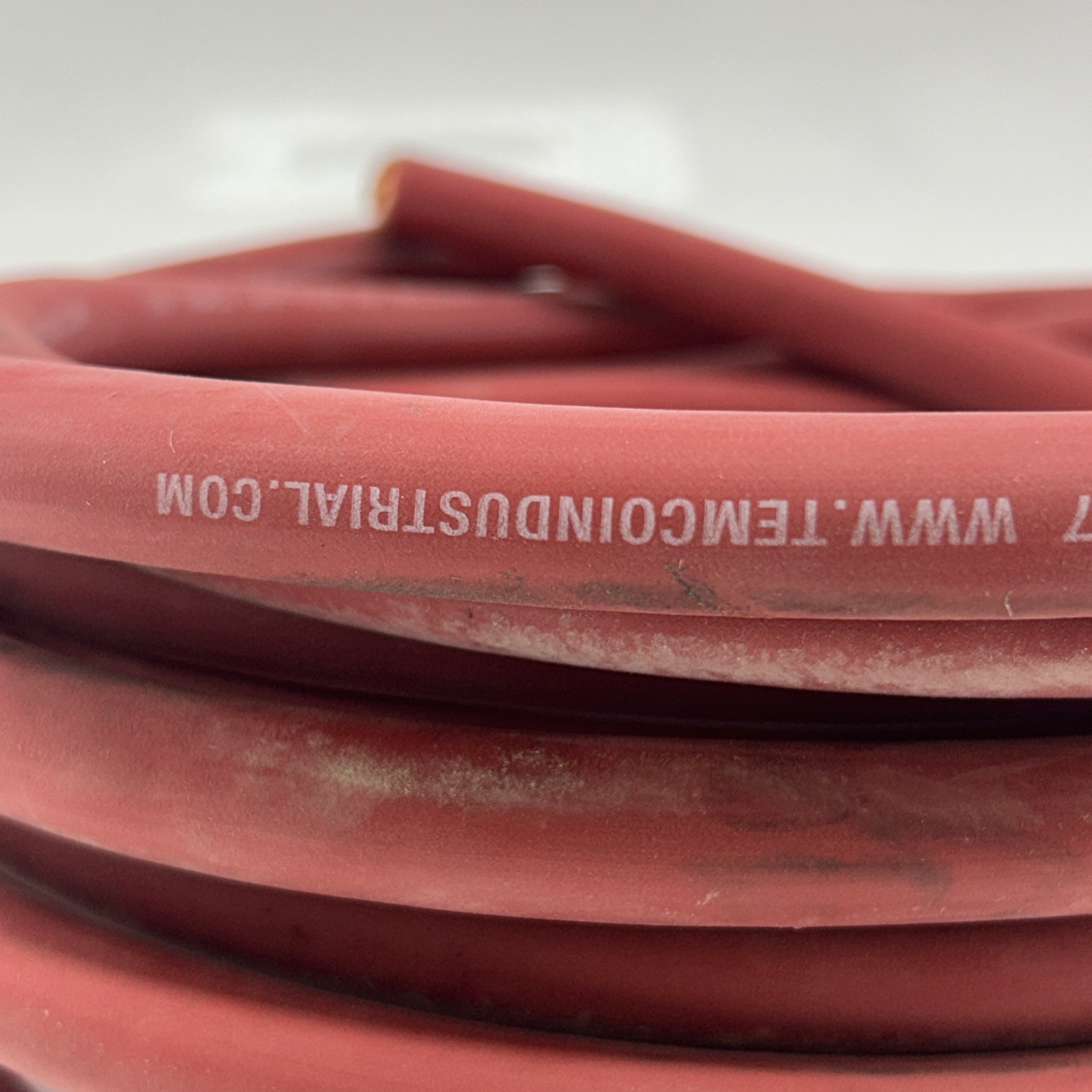 TEMCo 2/0 Gauge AWG 20 Ft Red Flexible Copper USA Welding Cable Battery Wire