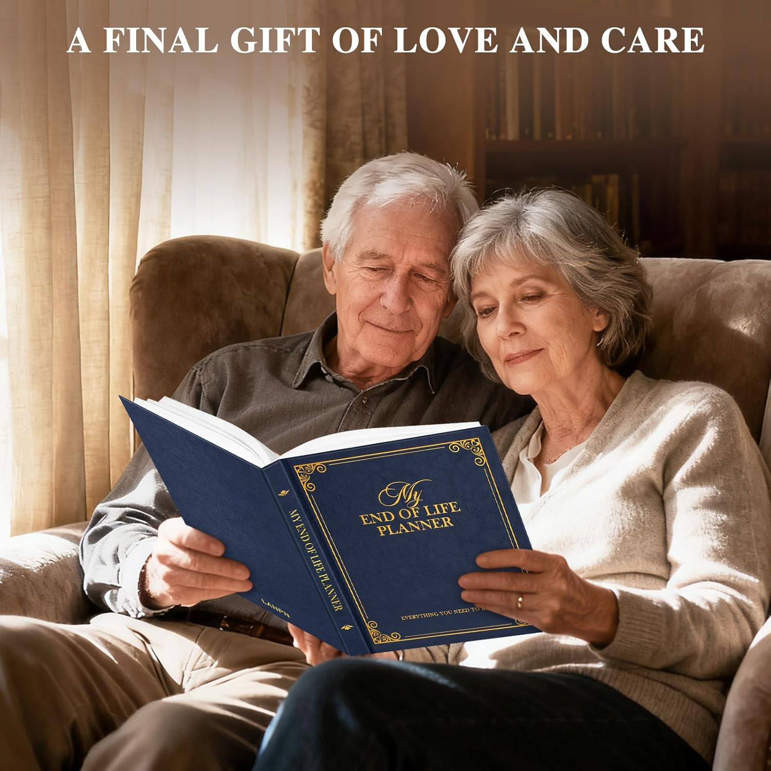 End of Life Planner Death Organizer with Tabs, Final Wishes & Financial Estate P