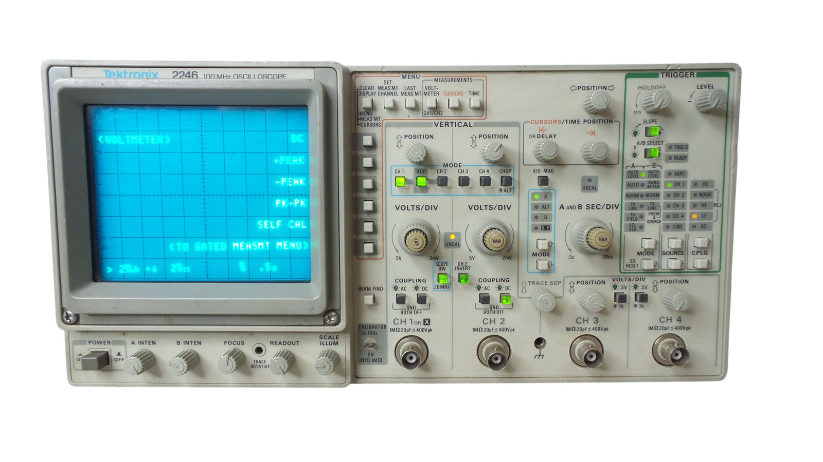 Tektronix 2246 100MHz Oscilloscope – Free Shipping