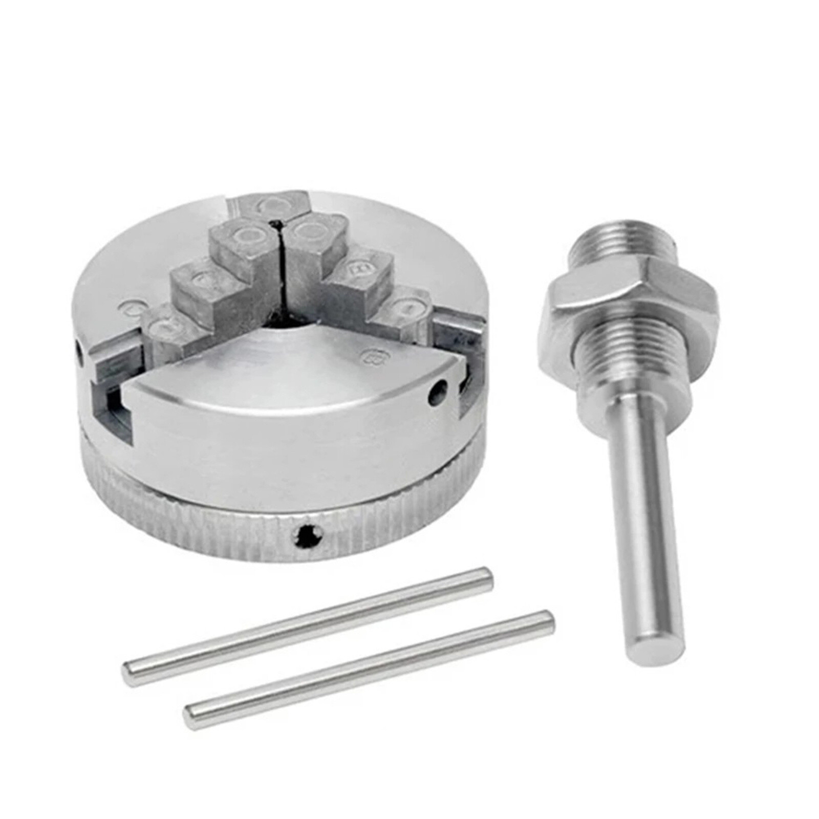 Metal 3/4 Jaws Manual Lathe Chuck Clamp Self-Centering Mini Drill Chuck