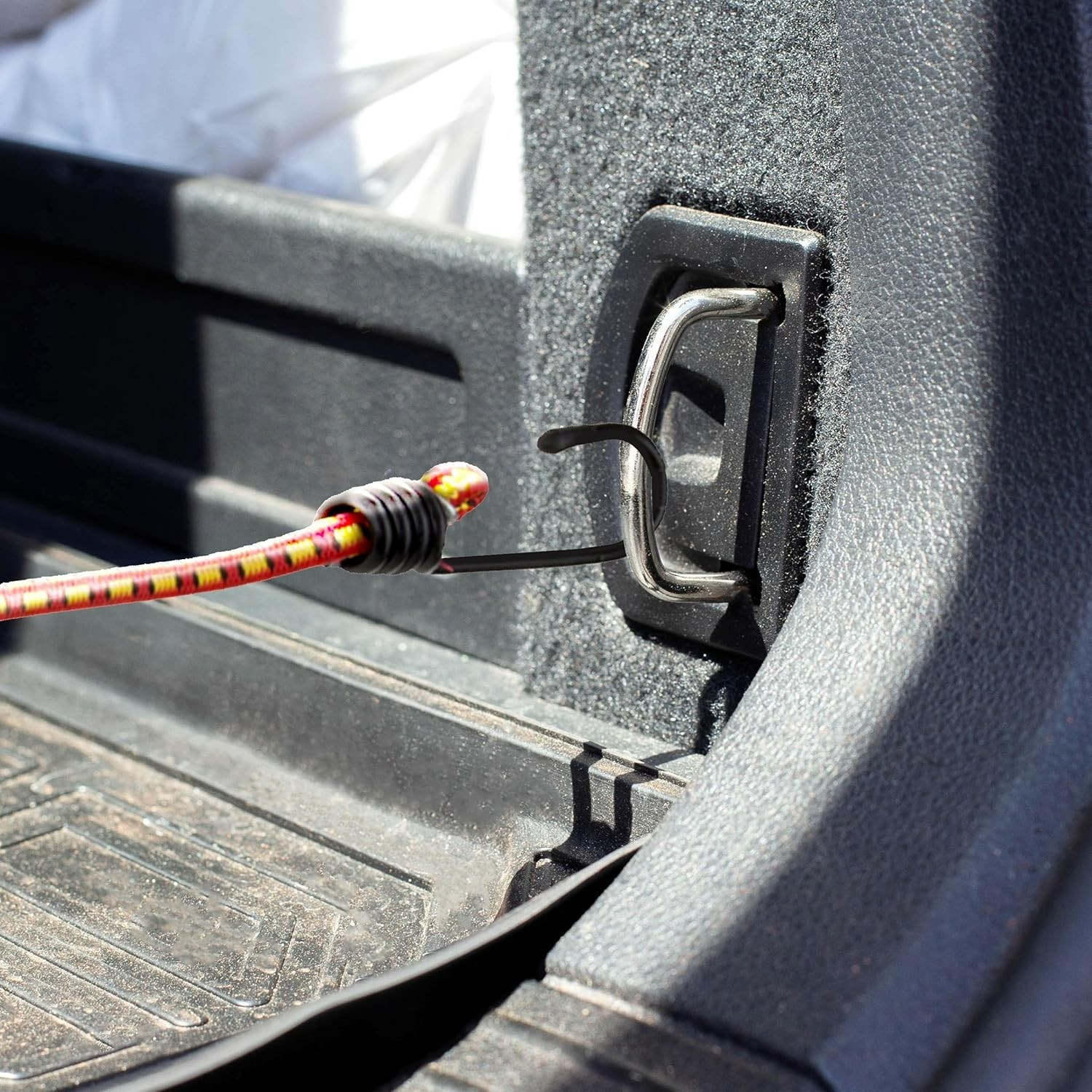 Essential 12-Inch Bungee Cords – 10-Pack Rubber with Adjustable Heavy-Duty Hooks