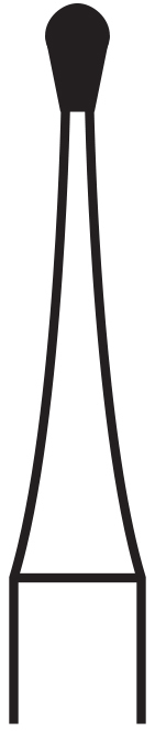 SUPÉR Carbide Burs FG331, Friction Grip, Made in Canada 100 burs