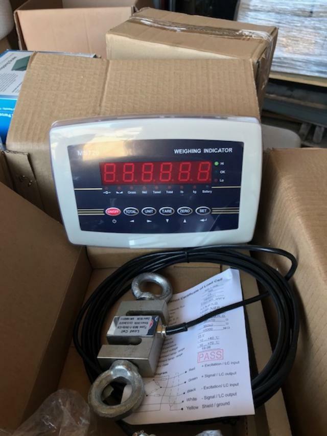 3000 LB CALIBRATED CRANE SCALE TENSION accuracy 0.5 LB