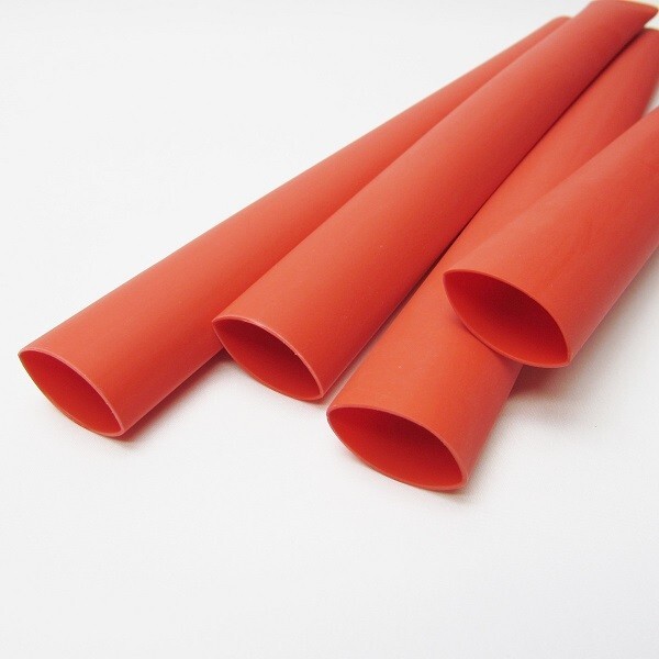 (1 FOOT) 1/4″ Red Heat Shrink Tube 3:1 Dual Wall Adhesive Glue Marine 6.4mm ID