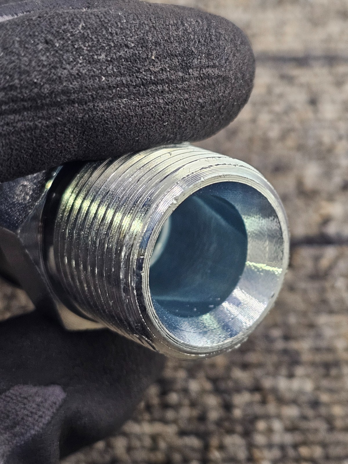 (QTY 2) Dixon MS6 Steel Hose Shank Male Stem Coupling Fitting 4-1/4″ x 1″ x .61″