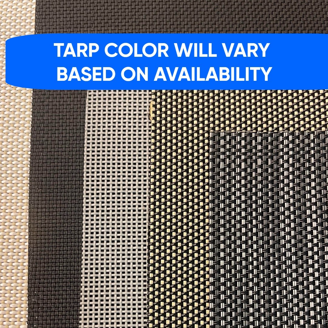 Heavy-Duty Dump Truck Mesh Tarp – Double Pocket Reinforced XTRA STRONG USA MADE