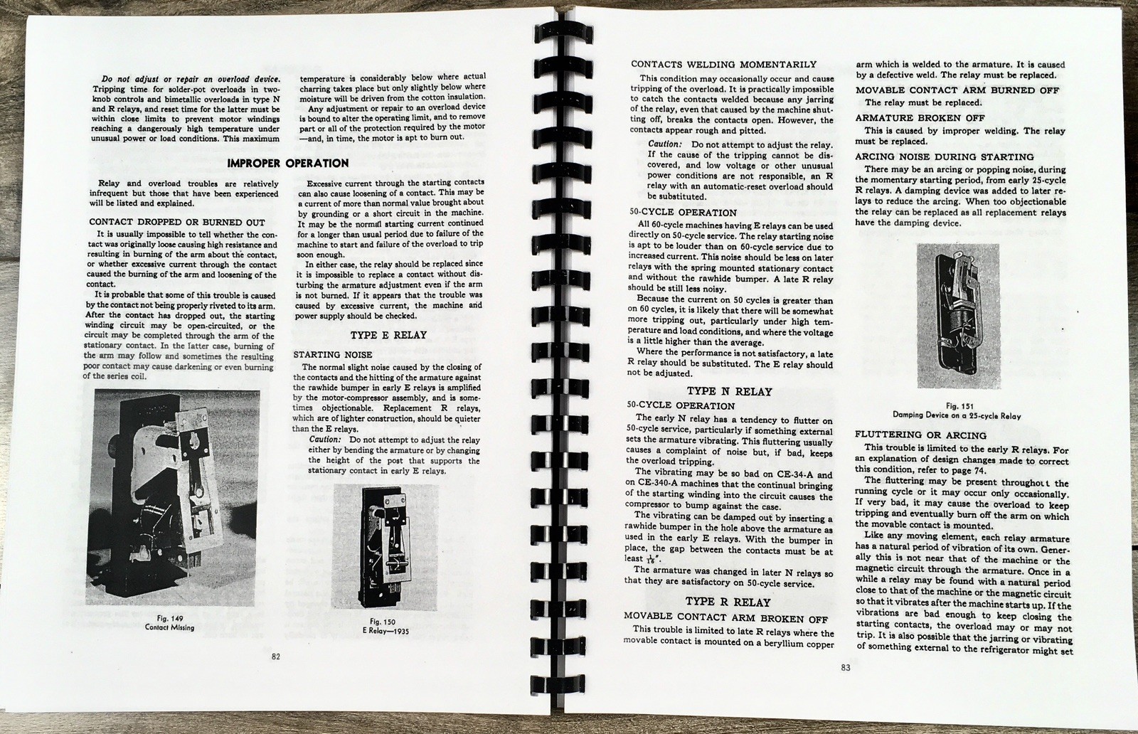 General Electric Refrigerator CE CF CG CH CJ CK DK FBA LK Service Manual Repair