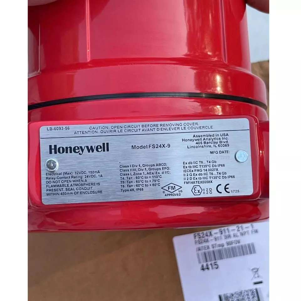 FS24X-911-21-1 Brand New honeywell FS24X-911-21-1 Flame detector（DHL/FEDEX）1Pcs