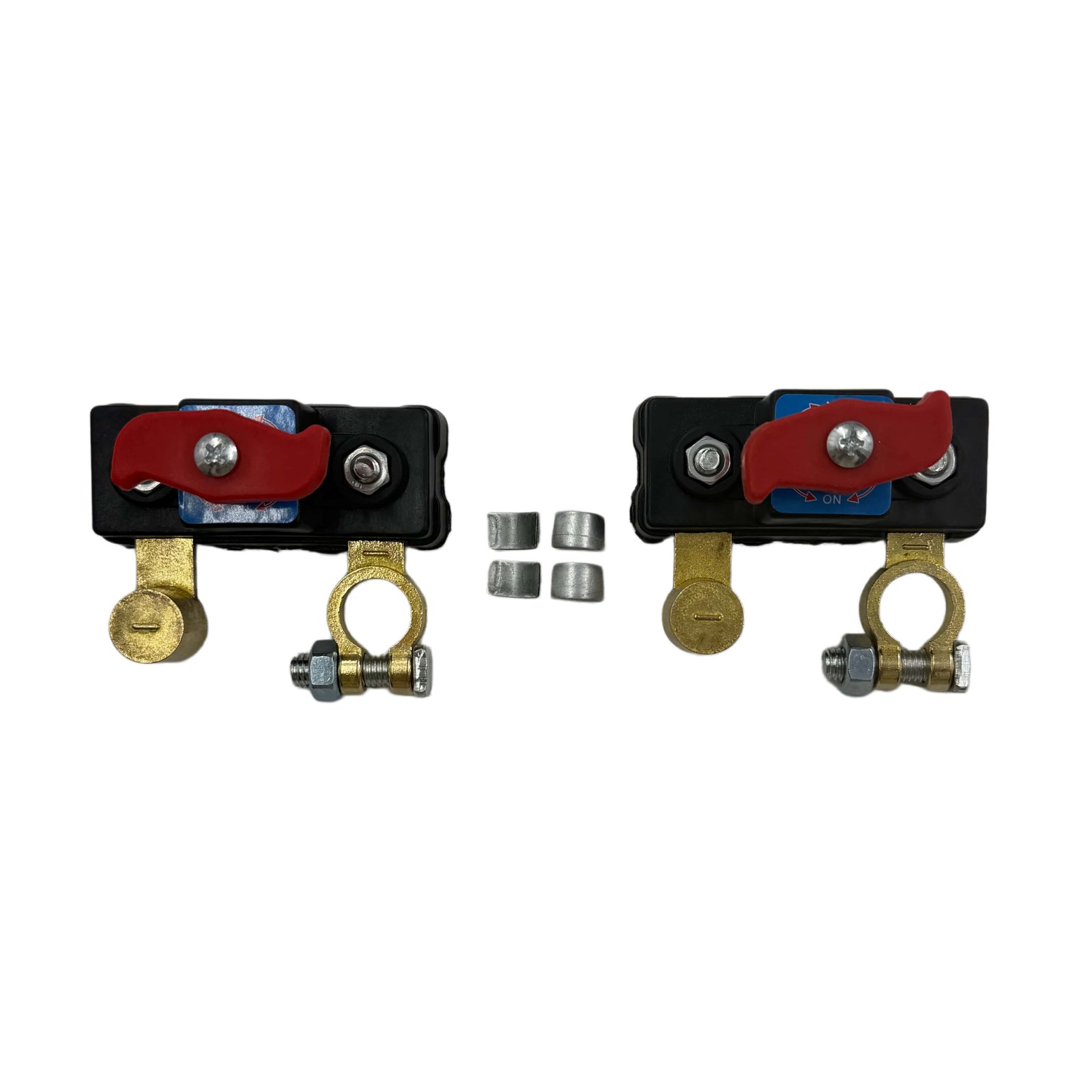 2Pcs Universal Battery Disconnect Switch 12V / 24V Cut Off Isolator for Cars RV