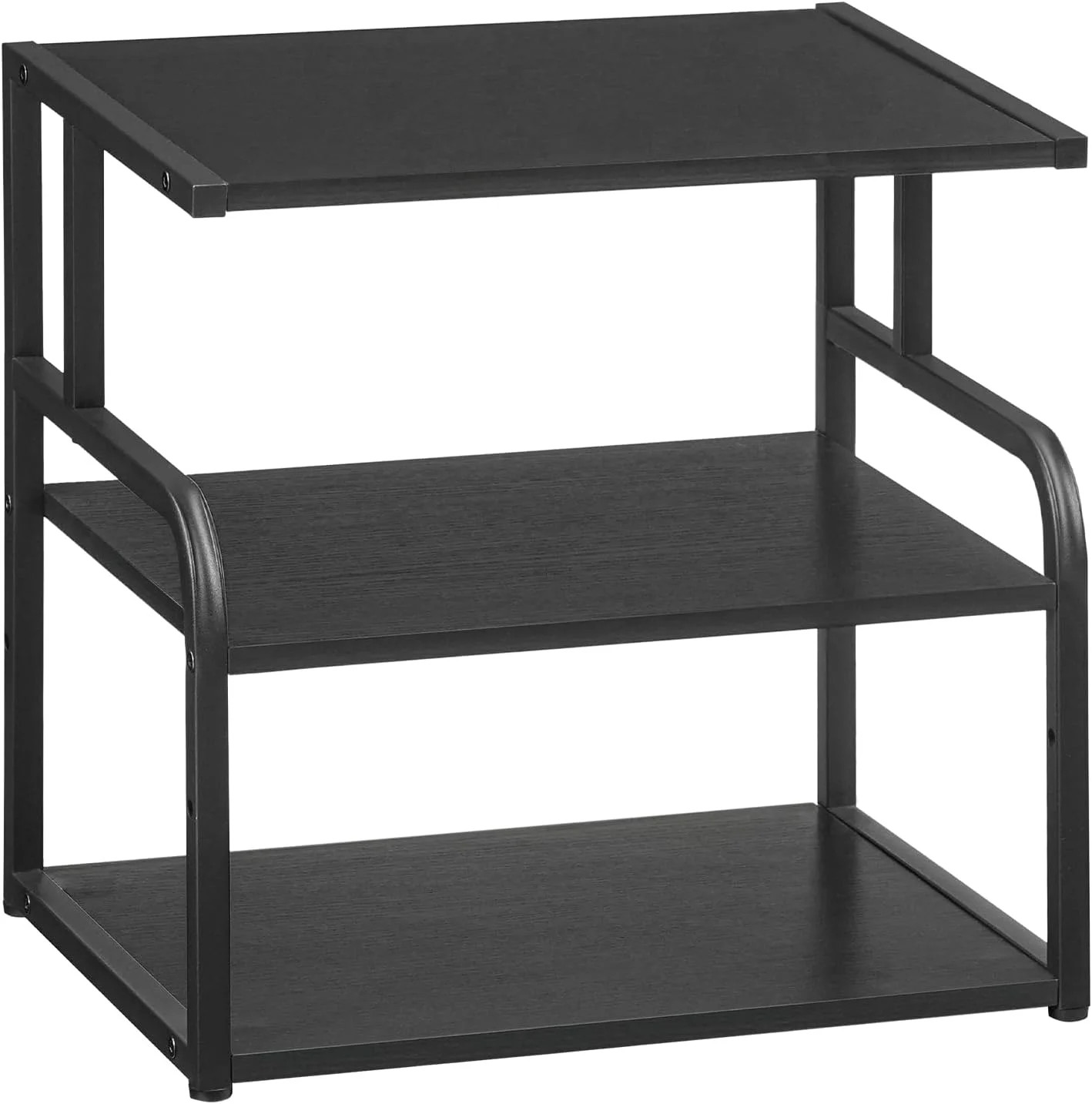 HOOBRO Printer Stand, 3-Tier Desktop Printer Table, Under Desk Printer Storage O