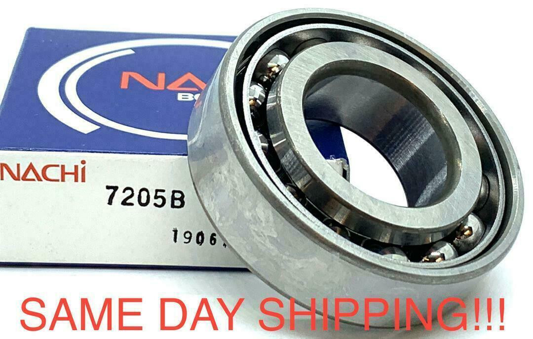 NACHI JAPAN 7205 B ANGULAR CONTACT BALL BEARING 25x52x15mm