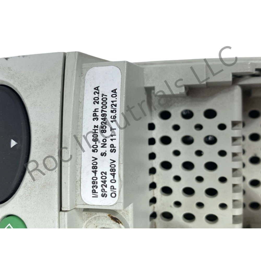 Emerson SP2402 Universal AC Drive 380–480 VAC 16.5A 10 HP 3-Phase Frame Size 1