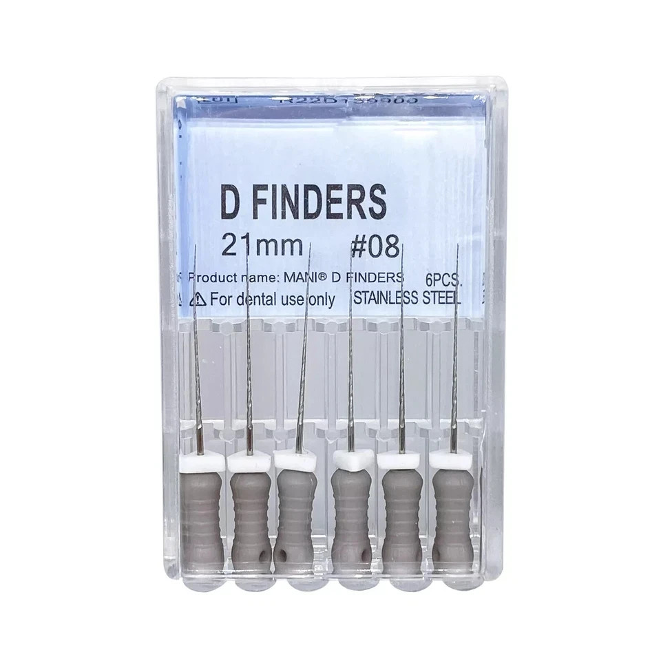 21/25mm Mani style D Finders Dental Endodontic Hand files for Calcified Canals